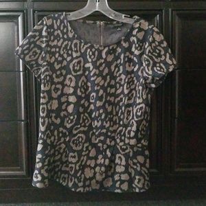 Ann Taylor animal print top